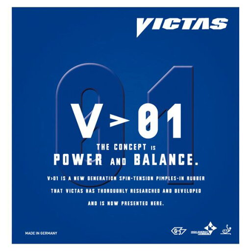 ヤマト卓球 VICTAS(ヴィクタス) 裏ソフトラバー V>01 020301 レッド 1.8 ヤマト卓球 VICTAS(ヴィクタス) 裏ソフトラバー V>01 020301 レッド 1.8