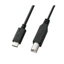 (まとめ) サンワサプライ USB2.0TypeC-Bケーブル KU-CB30 【×2セット】(2)