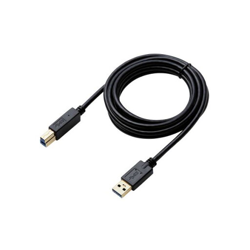 (まとめ) エレコム USB3.0ケーブル/A-Bタイプ/AV売場用/2.0m/ブラック DH-AB3N20BK 【×2セット】 (まとめ) エレコム USB3.0ケーブル/A-Bタイプ/AV売場用/2.0m/ブラック DH-AB3N20BK 【×2セット】