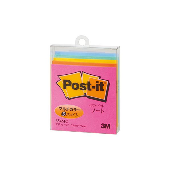 ■商品内容【ご注意事項】この商品は下記内容×10セットでお届けします。スリーエムジャパン ポストイット ノート マルチカラー■商品スペック●サイズ：縦75×横75mm●1個枚数：30枚■送料・配送についての注意事項●本商品の出荷目安は【1 - 4営業日　※土日・祝除く】となります。●お取り寄せ商品のため、稀にご注文入れ違い等により欠品・遅延となる場合がございます。●本商品は仕入元より配送となるため、沖縄・離島への配送はできません。[ 654MC ]