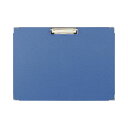 (まとめ)TANOSEE 用箋挟 A3ヨコ ブルー1セット(20枚)【×3セット】