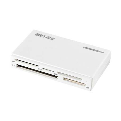 バッファロー USB3.0マルチカードリーダー ハイエンドモデル ホワイト BSCR500U3WH 1台 バッファロー USB3.0マルチカードリーダー ハイエンドモデル ホワイト BSCR500U3WH 1台