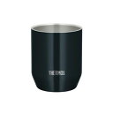 【12個セット】 サーモス/THERMOS 真空断熱 ステンレス カップ 【360ml ブラック】 魔法びん構造 保温 保冷対応 〔コーヒー〕