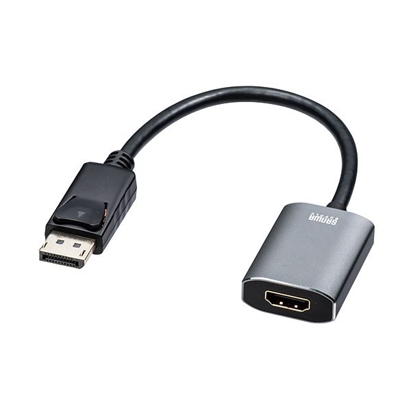 （まとめ）サンワサプライ DisplayPort-HDMI 変換アダプタ HDR対応 AD-DPHDR01 1個 【×3セット】