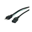 (まとめ)エレコム 電源ケーブル3Pメス-2Pオス 1.8m KT-218 1本【×5セット】(2)