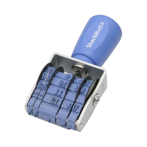 (まとめ) シヤチハタ 回転ゴム印 エルゴグリップ欧文トビ日付 4号 明朝体 NFB-4TM 1個 【×10セット】