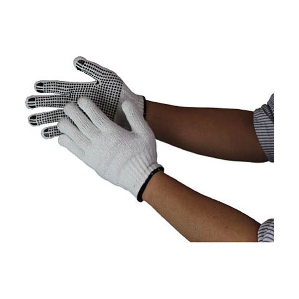 (まとめ) おたふく手袋 選べるサイズ スベリ止手袋 ブラック M 205-BK-M 1パック(12双) 【×3セット】