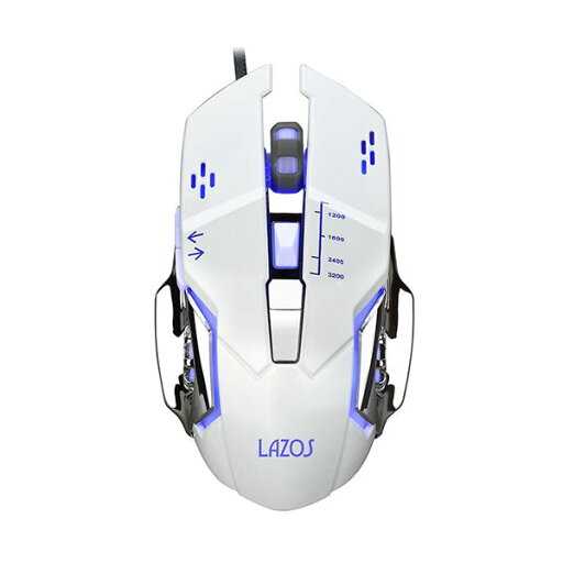 【10個セット】 リーダーメディアテクノ 有線ゲーミングマウス 6ボタン ホワイト L-MSG6-WX10 【10個セット】 リーダーメディアテクノ 有線ゲーミングマウス 6ボタン ホワイト L-MSG6-WX10