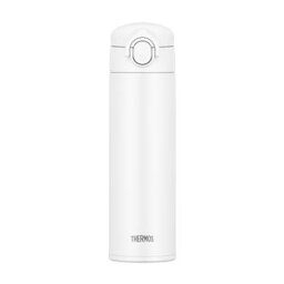 【12個セット】 サーモス/THERMOS 真空断熱 ケータイマグ/水筒 【500ml ホワイト】 洗える 食洗器対応 〔通勤 通学〕