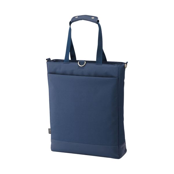 （まとめ）リヒトラブ SMART FITACTACT キャリングバッグ (タテ型) ネイビー A-7672-11 1個【×2セット】