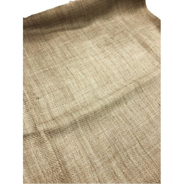 ファクトリーストール ウール混シャンブレー織ストール きなり メンズ・レディース