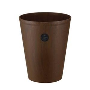 〔20個セット〕 ゴミ箱 ダストボックス 約直径25×高さ30cm L ダークブラウン お手入れ簡単 リッチェル コズエ カン リビング 〔20個セット〕 ゴミ箱 ダストボックス 約直径25×高さ30cm L ダークブラウン お手入れ簡単 リッチェル コズエ カン リビング
