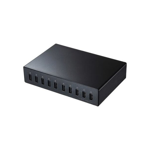 サンワサプライ USB充電器(10ポート・合計20A・高耐久タイプ) ACA-IP68 サンワサプライ USB充電器(10ポート・合計20A・高耐久タイプ) ACA-IP68