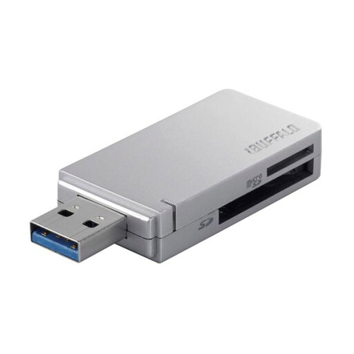 バッファロー 高速カードリーダー/ライター USB3.0&ターボPC EX対応モデル シルバー BSCR26TU3SV 1個 バッファロー 高速カードリーダー/ライター USB3.0&ターボPC EX対応モデル シルバー BSCR26TU3SV 1個