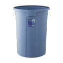 (まとめ)リス ベルク 丸型 90L 本体 ブルー DS-920-005-3 1台 【フタ別売】 【×3セット】(3)