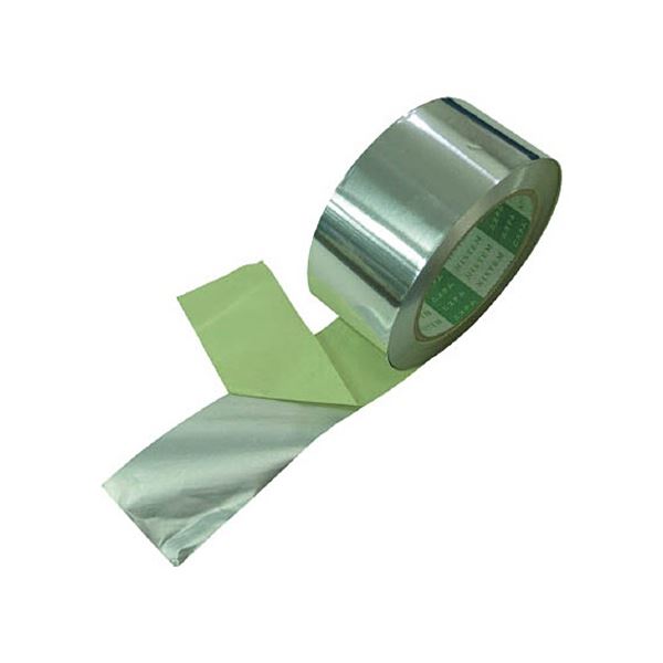 (まとめ) ニットウ エル日昌 アルミテープ(ツヤアリ) 50mm×25m LP-102-5025 1巻 【×5セット】