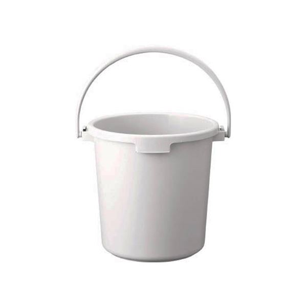 Rakuten - （まとめ）TRUSCO PPカラーバケツ 22L白 TPPB-22-W 1個【×5セット】