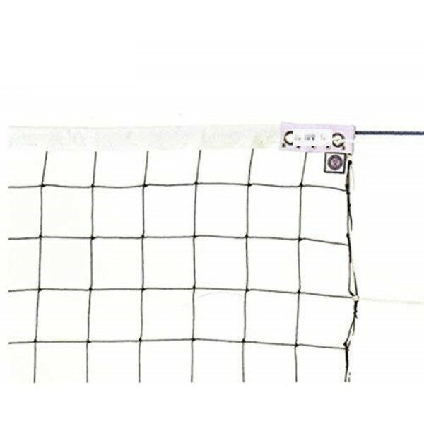 KTネット 周囲ロープ式 6人制バレーネット 日本製 【サイズ:巾100cm×長さ9.5×網目10cm】 KT6107