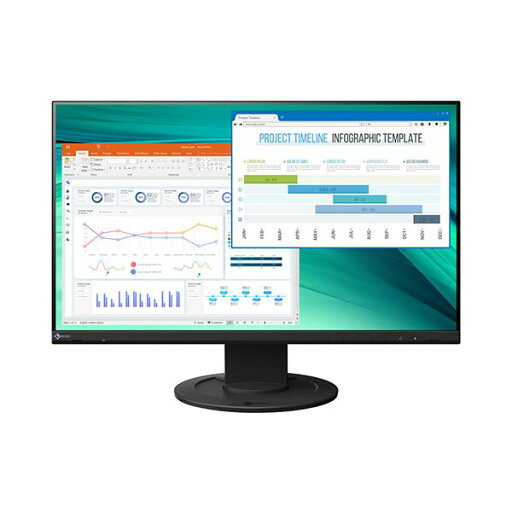 EIZO FlexScan 23.8型カラー液晶モニター ブラック EV2460-BK 1台 EIZO FlexScan 23.8型カラー液晶モニター ブラック EV2460-BK 1台