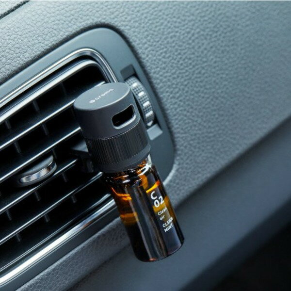 アットアロマ 車用ディフューザー ドライブタイムクリップ オイルセット（B02 フラワーオレンジ）【代..