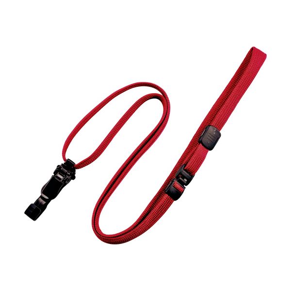 (まとめ) オープン工業 ループクリップ脱着式 赤NX-8-RD 1パック（10本） 【×10セット】