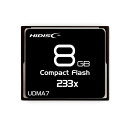 HIDISC CFカード 8GB 233x Read35MB/s MLCチップ搭載 HDCF8G233XJP3(2)