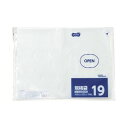 (まとめ)TANOSEE 規格袋 19号0.03×400×550mm 1パック(100枚)【×20セット】