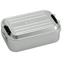 モダン 弁当箱 【シルバー】 850ml 幅19.2cm 重さ約230g 耐熱温度140度 『スケーター アルミふわっとタイトランチボックス』
