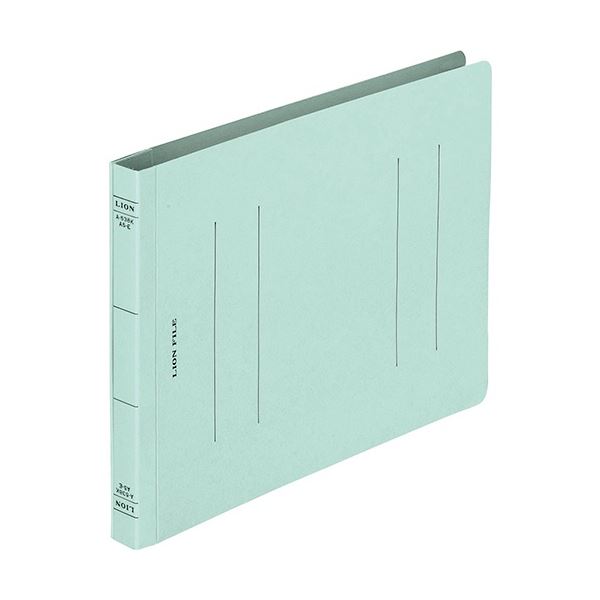 (まとめ) ライオン事務器 フラットファイル(環境)樹脂押え具 A5ヨコ 150枚収容 背幅18mm 水 A-538KA5E 1冊 【×50セット】