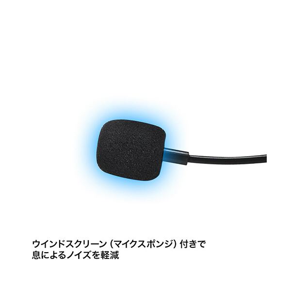 サンワサプライ 4極対応ヘッドセットブラック MM-HS401BK 1個