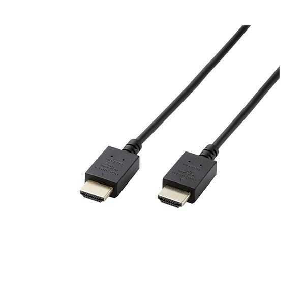 ■サイズ・色違い・関連商品■1.0m■1.5m[当ページ]■2.0m■商品内容【ご注意事項】この商品は下記内容×5個セットでお届けします。【商品説明】18Gbpsの高速伝送と高色域になった超高画質映像の伝送ができる、4K/Ultra HD対応のPremium HDMI cable規格認証済み“イーサネット対応Premium HDMIケーブル"。すっきり配線できるスリムケーブル、干渉せずに接続できる小型コネクタを採用したスリムタイプ。■商品スペック●18Gbpsの高速伝送とノイズ耐性を高めたイーサネット対応Premium HDMIケーブルです。●4K/Ultra HDおよび3DフルHD対応のPremium HDMI cable規格認証済ケーブルです。●直径4.2mmのスリムケーブルを採用し、スッキリとキレイな配線が可能です。●接続機器の多いテレビ裏でも干渉せず接続できる小型コネクタを採用しています。●小形コネクタ採用により配線時の省スペース化が図れます。●4K（60P）に対応し、滑らかな高解像度映像を伝送することができます。●明暗差を活かした立体感のある映像を伝送することができるHDRに対応しています。●従来のBT.709に比べ、より広い色域をカバーしたBT.2020映像の伝送が可能です。●1本のケーブルで、映像信号と音声信号をデジタルのままで高速伝送するだけでなく、イーサネット信号の双方向通信を実現します。●100Mbpsのイーサネット通信を実現する、HEC（HDMIイーサネットチャンネル）に対応しています。●デジタル音声をテレビなどの表示機器からAVアンプなどの出力機器へ伝送できる、ARC（オーディオリターンチャンネル）に対応しています。●外部からのノイズ侵入を軽減する高周波ノイズ用シールドと、低周波ノイズ用シールドを組み合わせた3重シールド構造です。●ノイズを軽減させる効果のある金属シェルコネクタを採用しています。●サビなどに強く信号劣化を抑える金メッキプラグを採用しています。●EUの「RoHS指令（電気・電子機器に対する特定有害物質の使用制限）」に準拠（10物質）しています。●対応機種：HDMI（タイプA・19ピン）側：HDMI入力端子を持つ液晶テレビ、プラズマテレビ、プロジェクター等、HDMI（タイプA・19ピン）側：HDMI出力端子を持つAV機器、ゲーム機等●規格：Premium HDMI Cable認証取得済●コネクタ形状：HDMI（タイプA・19ピン） - HDMI（タイプA・19ピン）●ケーブルタイプ：スリム●伝送速度：18Gbps●対応解像度：4K（60p）対応●シールド方法：3重シールド●プラグメッキ仕様：金メッキ●ケーブル長：1.5m●ケーブル太さ：4.2mm●カラー：ブラック■送料・配送についての注意事項●本商品の出荷目安は【4 - 6営業日　※土日・祝除く】となります。●お取り寄せ商品のため、稀にご注文入れ違い等により欠品・遅延となる場合がございます。●本商品は仕入元より配送となるため、沖縄・離島への配送はできません。[ CAC-HDPS15BKX5 ]