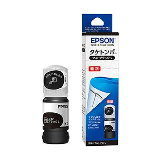 (まとめ)エプソン インクボトル タケトンボフォトブラック 増量 TAK-PB-L 1個【×5セット】 (まとめ)エプソン インクボトル タケトンボフォトブラック 増量 TAK-PB-L 1個【×5セット】