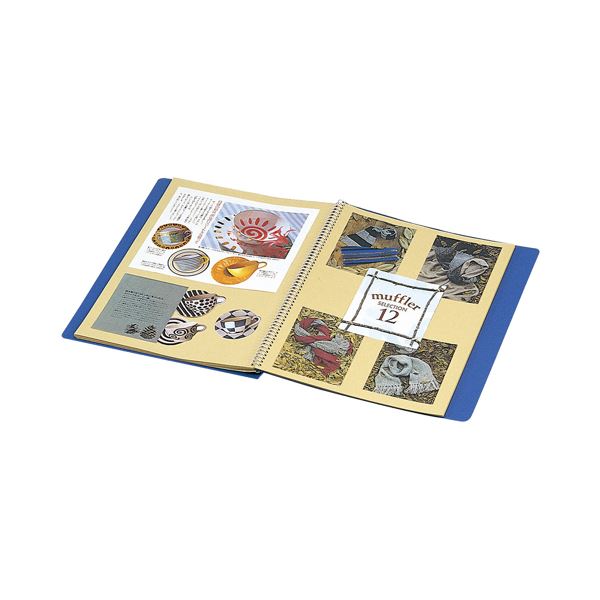 【送料無料・一部地域除く】【まとめ買い10冊】コクヨ　フ-5770DB　クリヤーホルダー(2ポケットエンベロープ)A4ヨコ【ダークブルー】