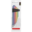 PB SWISS TOOLS マルチアングル レインボー 六角レンチ セット 2222LH-10RBCN 工具 ツール DIY 作業工具 道具 レンチ