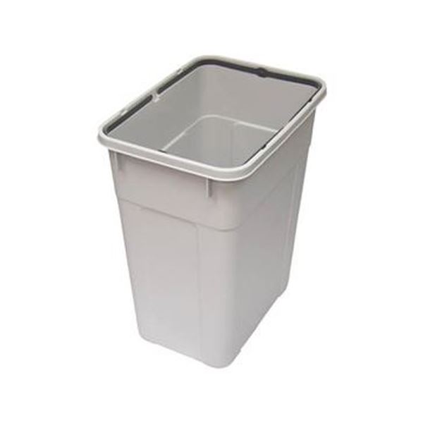(まとめ)TRUSCO 分別ペール70型 本体73L ホワイト TBP-70H 1個(フタ別売)【×3セット】