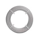 (まとめ) TRUSCO ステンレスワイヤーロープ Φ2mm×10m CWS-2S10 1巻 【×5セット】(3)
