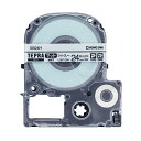 (まとめ)キングジム テプラ PROテープカートリッジ マットラベル 24mm ライトグレー/黒文字 SB24H 1個【×3セット】