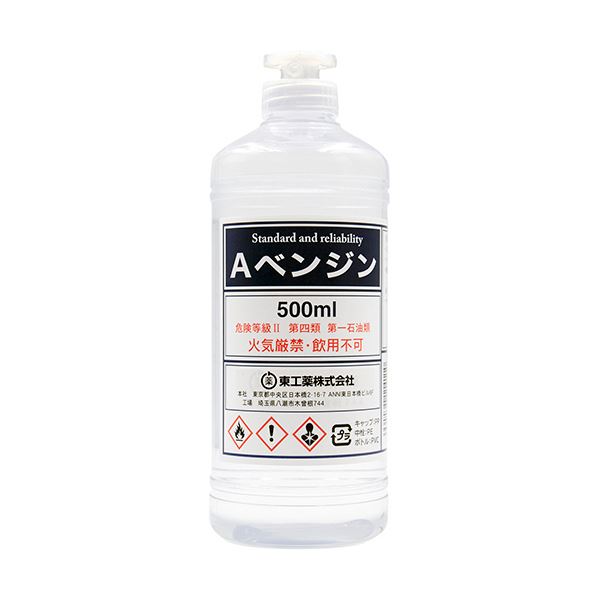 （まとめ）トーヤク Aベンジン 丸ポリ 500ml 1本【×10セット】