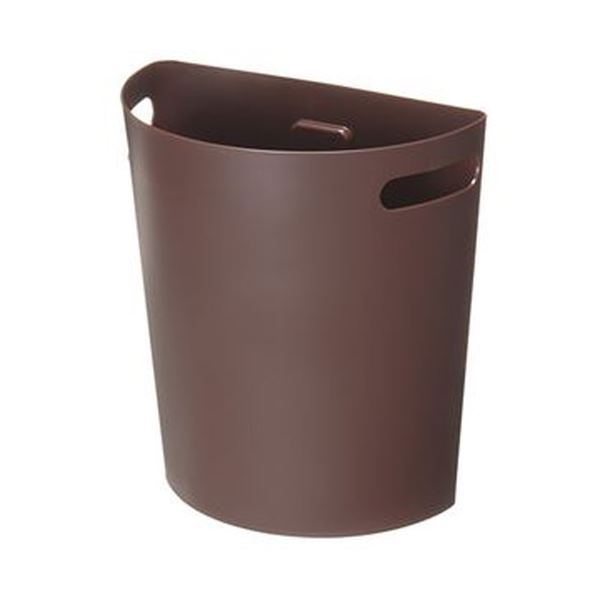 （まとめ）伊勢藤 壁掛けダストボックスMeluna（メルナ）9L マグネットシート付 チョコブラウン I-525 ..