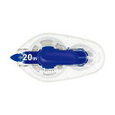 (まとめ) プラス 修正テープ ホワイパーLT5mm幅×20m ブルー WH-1405 1セット(10個) 【×2セット】(3)