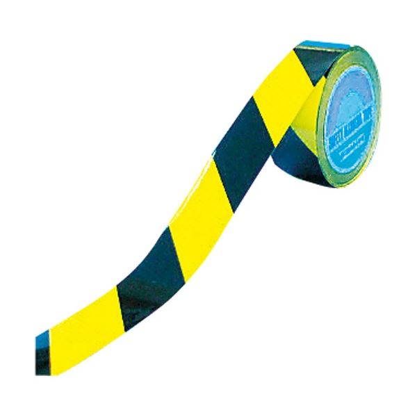 日本緑十字社 GTH-502TR 再剥離タイプ 50mm幅×20m 黄・黒色 149046 1巻