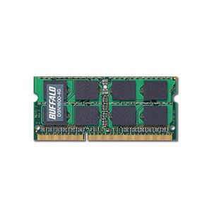 バッファロー PC3-12800DDR3-1600MHz 204Pin SDRAM S.O.DIMM 4GB D3N1600-4G 1枚