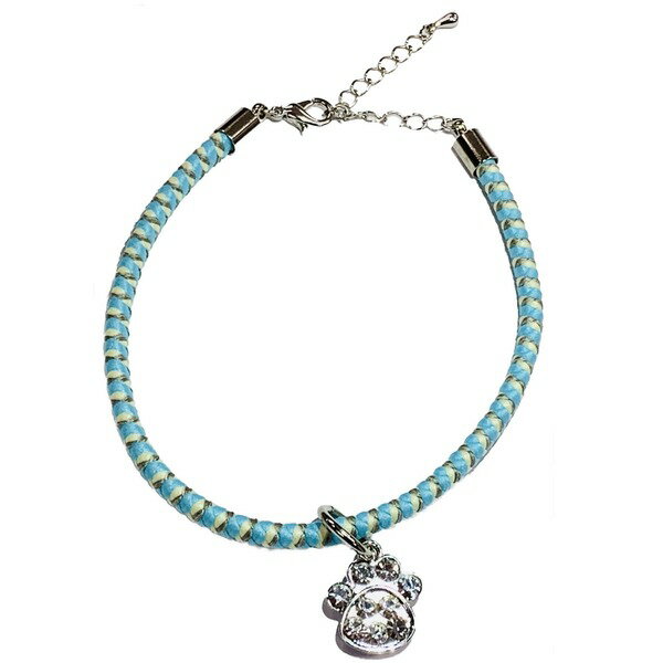 ■サイズ・色違い・関連商品■S ピンク■S ブルー[当ページ]■M ピンク■M ブルー■L ピンク■L ブルー■商品内容静電気でお悩みの方必見！ 秋・冬になると気になるのが突然バチッとくる、いや〜な静電気。これさえあれば体内に溜まった静電気を簡単に除電できちゃいます♪毎年悩まされる静電気トラブルから解放！ 〜バチッとしやすいポイント〜・ドアノブに触れた時・車のドアに触れた時・服を脱いだ時・髪の毛に触れた時・カーぺットに触れた時など乾燥しがちな季節（秋・冬）になると気になるのが『バチッ』とする静電気。お悩みなのは人間だけでなく大切なペットも同様です。 体内に溜まった静電気を放電・オシャレな静電気対策を。キラキラの肉球チャームがかわいい！ペットネックレスですが、飼い主の方のブレスレットとしてもご使用いただけます。ペットとお揃いのデザインを着けても◎■商品スペック■材質[本体]有機導電性繊維、ガラス[金具]スズ合金、真鍮、合金メッキ■サイズ（約）[S]19cm+アジャスター5cm■重量（約）[S]11g■生産国日本製 ■送料・配送についての注意事項●本商品の出荷目安は【1 - 8営業日　※土日・祝除く】となります。●お取り寄せ商品のため、稀にご注文入れ違い等により欠品・遅延となる場合がございます。●本商品は仕入元より配送となるため、沖縄・離島への配送はできません。