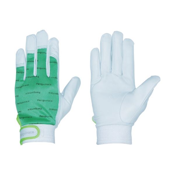 (まとめ) ペンギンエースジャパン エレカー(グリーン・Lサイズ) TH-509 1双 【×3セット】