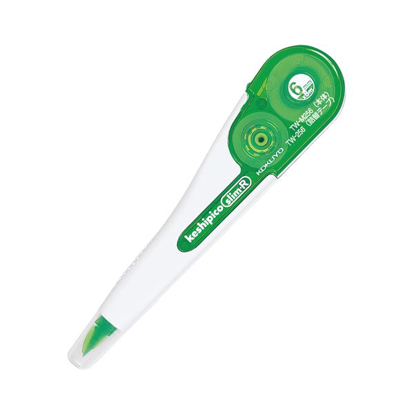 (まとめ) コクヨ 修正テープ（ケシピコスリム）詰め替えタイプ 6mm幅×8m 緑・白 TW-M256 1個 【×50セット】