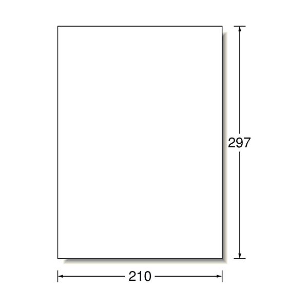 (まとめ）エーワン ラベルシール[インクジェット]マット紙・ホワイト A4 ノーカット はがしやすい加工付 61201 1冊(100シート)【×3セット】