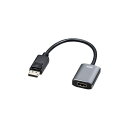 （まとめ）サンワサプライ DisplayPort-HDMI 変換アダプタAD-DPHDR01【×3セット】