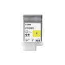 (まとめ)キヤノン インクタンク PFI-102染料イエロー 130ml 0898B001 1個【×3セット】(2)
