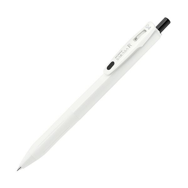(まとめ) ゼブラ ゲルインクボールペン サラサR 0.4mm 黒 (軸色：白) JJS29-R1-BK2 1本 【×30セット】 1