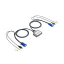 (まとめ)サンワサプライ パソコン自動切替器(2:1) SW-KVM2AUUN 1台【×3セット】